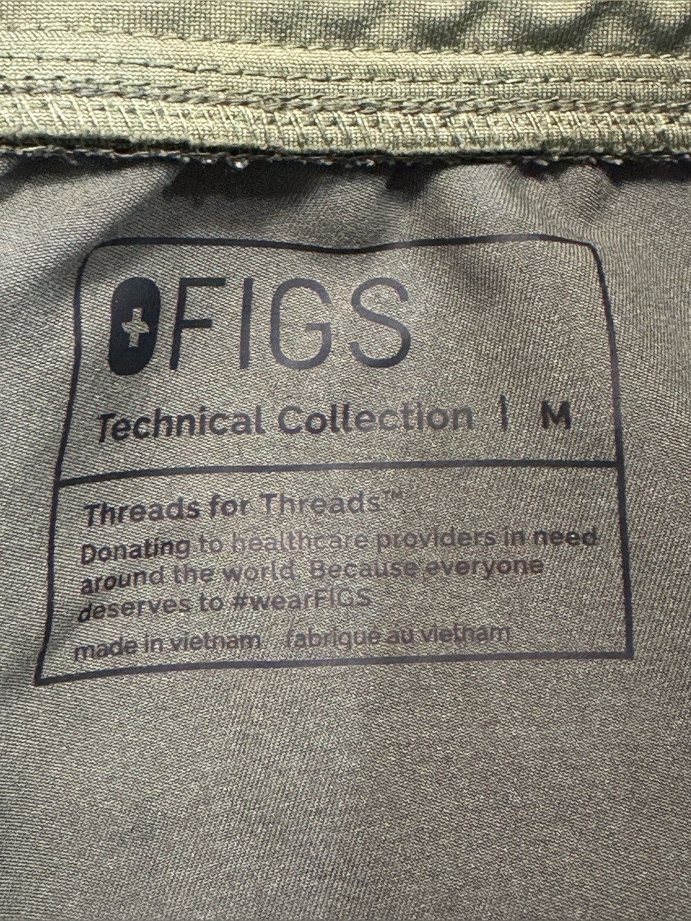 FIGS Zamora Petite Jogger Scrub Pants Hunter Green Women Size Medium - Picture 5 of 10